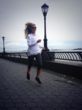 Sie joggt jeden Tag durch New York