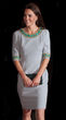 Das Kleid von Matthew Williamson wird dank der Schmucksteine zum Hingucker