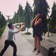 Jessica und ihr Gatte beim "Vadering"
