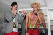 Joey und Christian waren in Partylaune