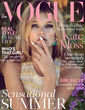 Kate Moss ziert das Cover der britischen Vogue im Juni