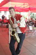 Patrick Hesse spielt Saxophon