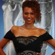 Ex-DSDS Kandidatin Francisca Urio im Spitzenkleid