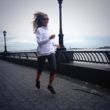 Sie joggt jeden Tag durch New York