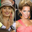 Lena Gercke und Sylvie van der Vaart werden heute Abend bei der EM die Daumen drücken