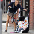 Peaches' Baby fiel auf die Straße