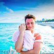Rocco war mit Amelia am Meer