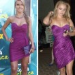 Sowohl Hayden Panettiere als auch Audrina Patridge scheinen auf das pinke „Zuhair Murad“-Cocktailkleid zu stehen.