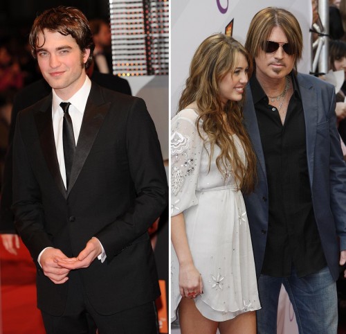 Robert Pattinson, Miley Cyrus, Billy Ray Cyrus, Sandra Bullock - Robert Pattinson schlägt Mileys Vater Robert Pattinson, Miley Cyrus, Billy Ray Cyrus, Sandra Bullock - Robert Pattinson schlägt Mileys Vater