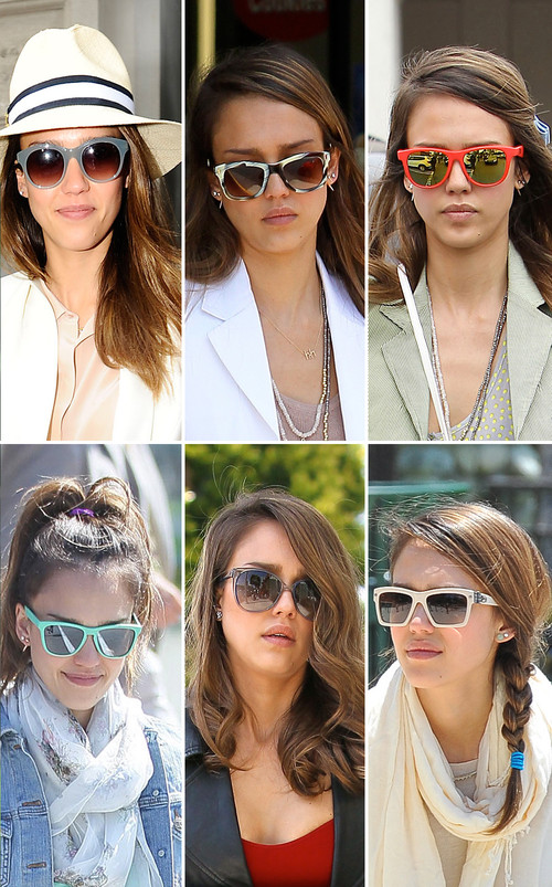 Jessica Alba ist ein echter Sonnenbrillen-Fan Jessica Alba ist ein echter Sonnenbrillen-Fan