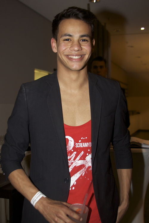 Kassim Auale besucht GNTM