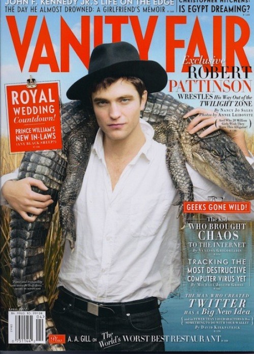 Robert Pattinson posa como un verdadero dundee