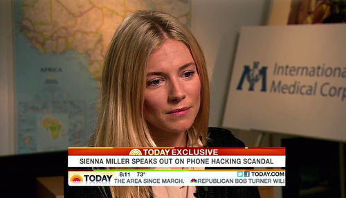Sienna Miller spricht erstmals über den Abhörskandal Sienna Miller spricht erstmals über den Abhörskandal
