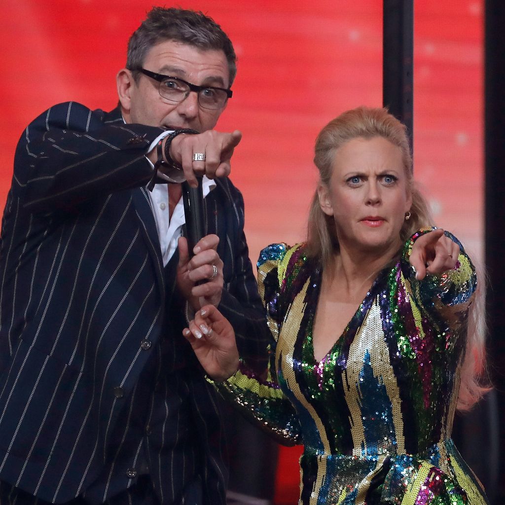 Barbara Schöneberger und Hans Sigl im Dezember 2019 in Berlin
