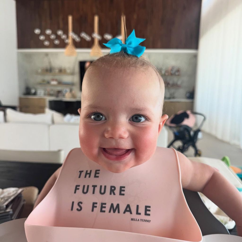Golden Mahomes, Tochter von Brittany und Patrick Mahomes, Juli 2025