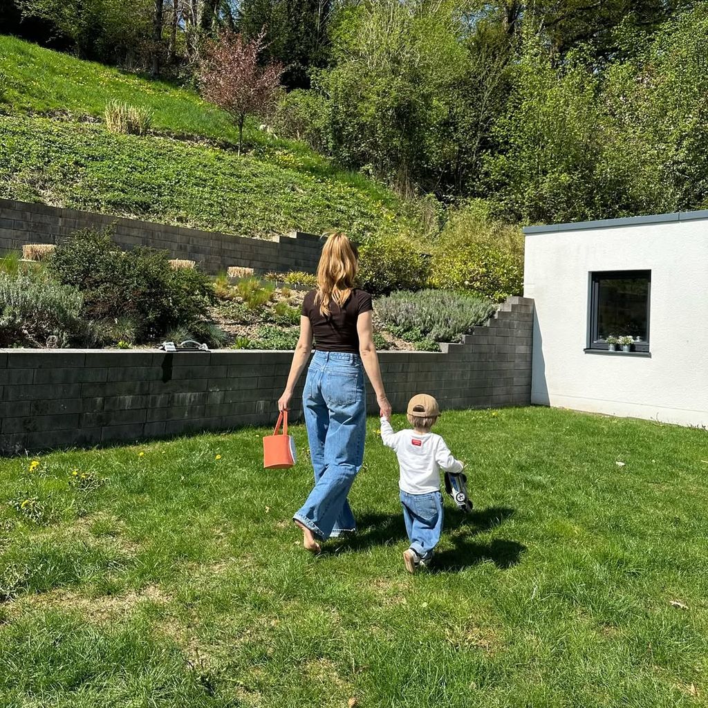 Moderatorin Viviane Geppert und ihr Sohn Luka