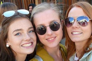 Céline Bethmann, Maja Manczak und Lynn Petertonkoker, GNTM-Kandidatinnen 2017 Céline Bethmann, Maja Manczak und Lynn Petertonkoker, GNTM-Kandidatinnen 2017