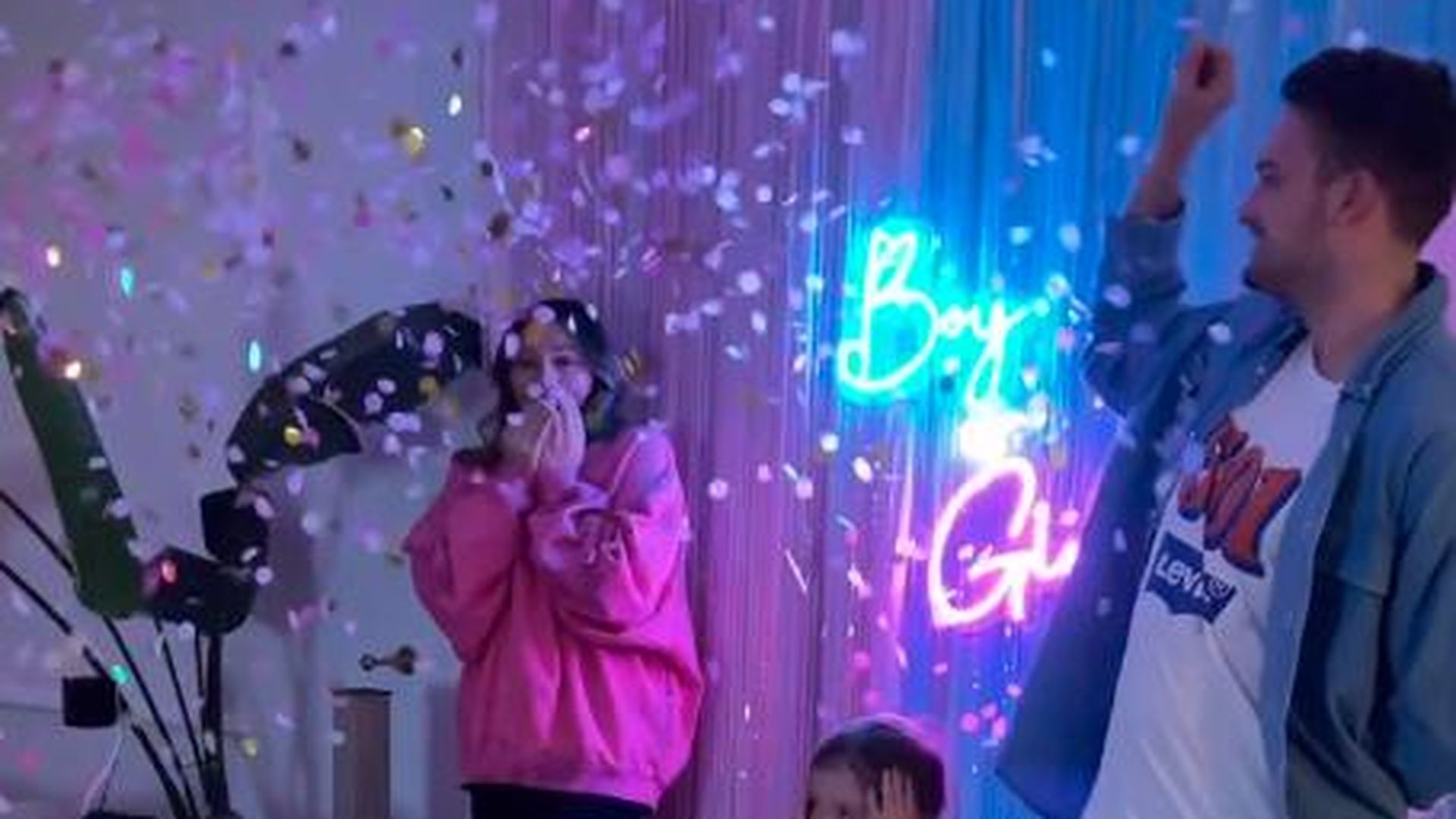 Babyparty-Konfetti Für Mädchen – Glitzer-Tischstreu, 15 G, PVC, In Rosa, Für Tischdekoration & Basteln