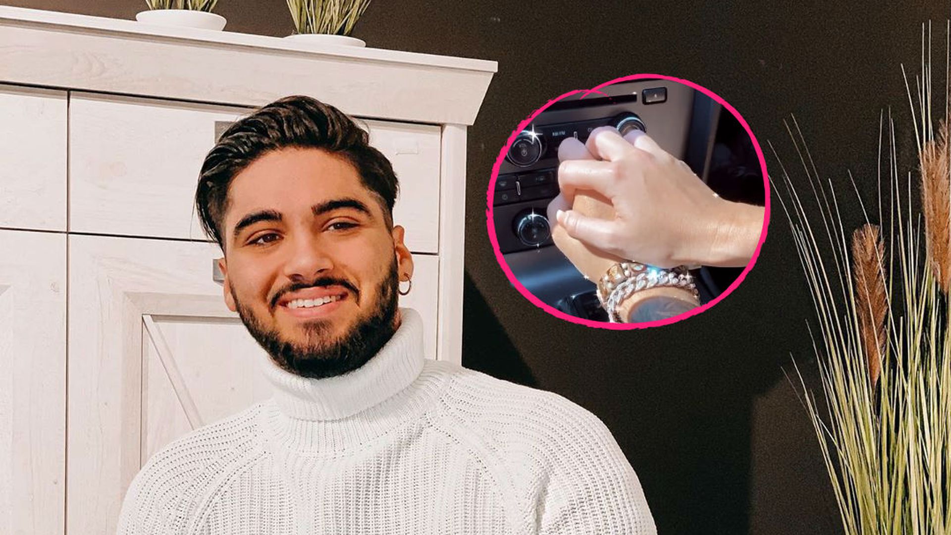 Jessi oder Siria Mit wem hält Davide hier Händchen?