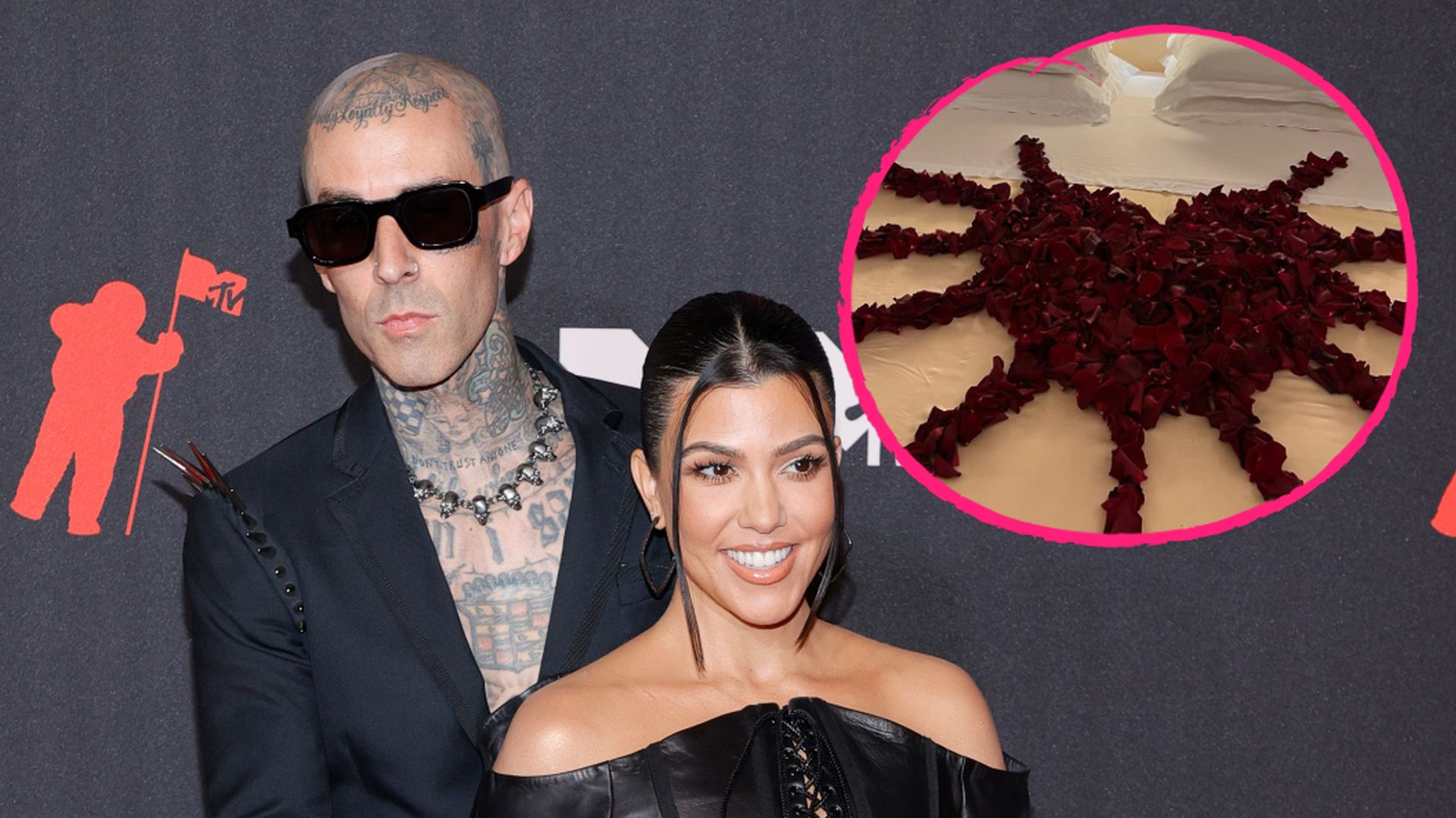 Rosen So romantisch war Kourtney Kardashians Hochzeitsnacht