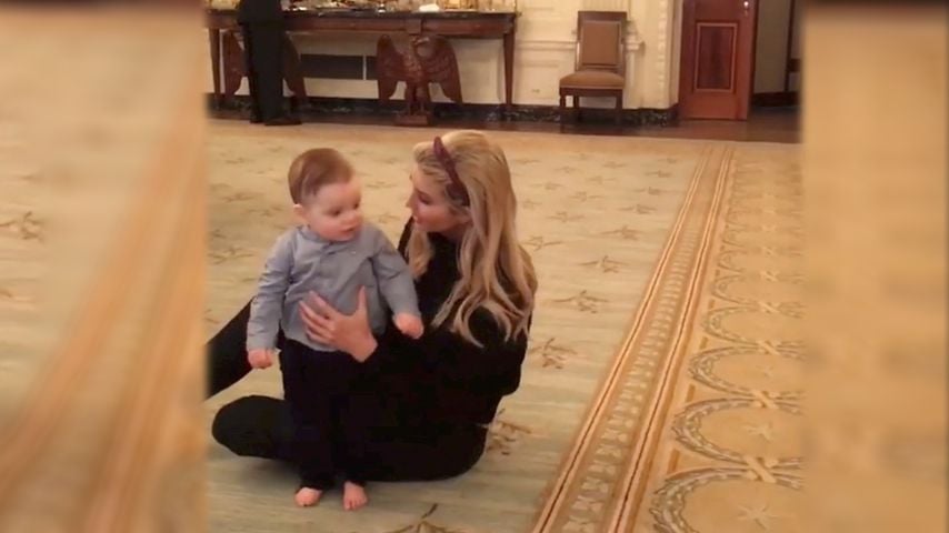 Historischer Moment: Ivanka Trumps Sohn krabbelt zum 1. Mal
