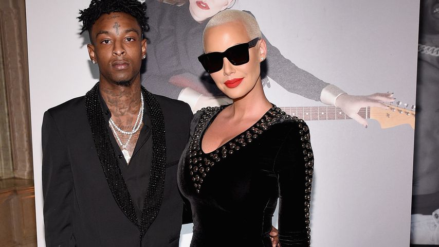 21 Savage und Amber Rose im The Plaza Hotel in New York
