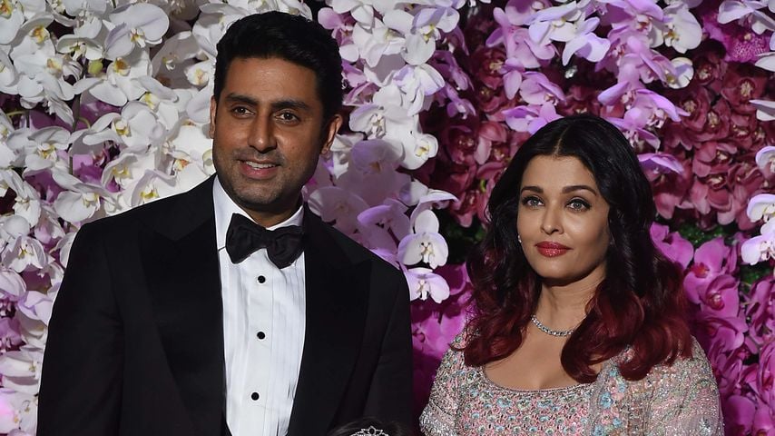 Abhishek Bachchan, Tochter Aaradhya und Aishwarya Rai Bachchan, März 2019