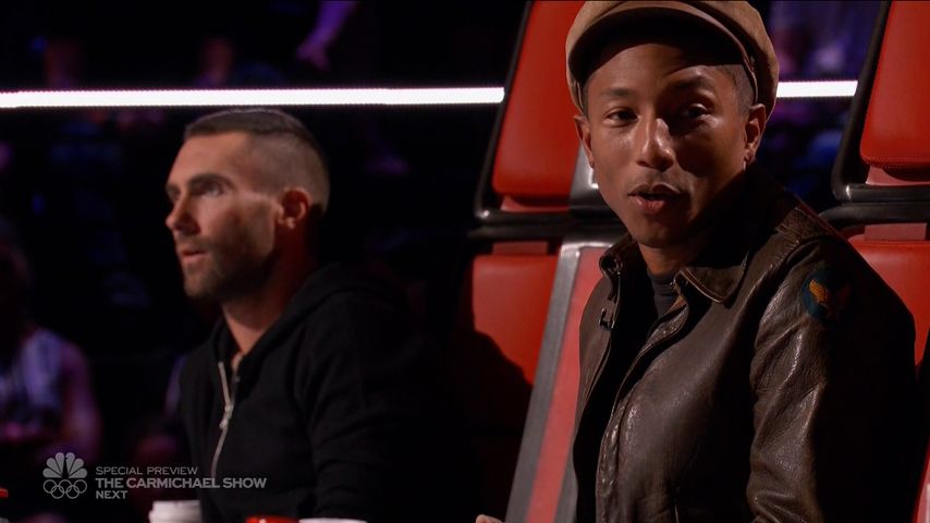 adam levine und Pharrell Williams