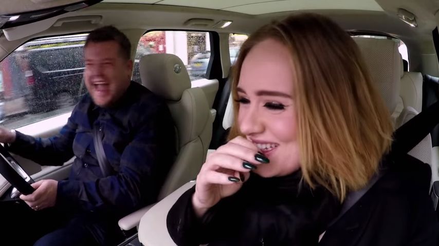Adele Adkins und James Corden