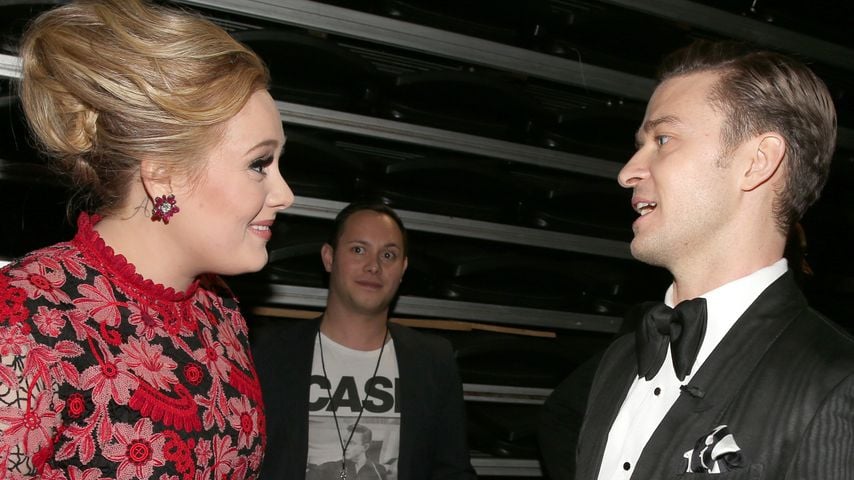 Adele und Justin Timberlake bei den Grammy Awards 2013
