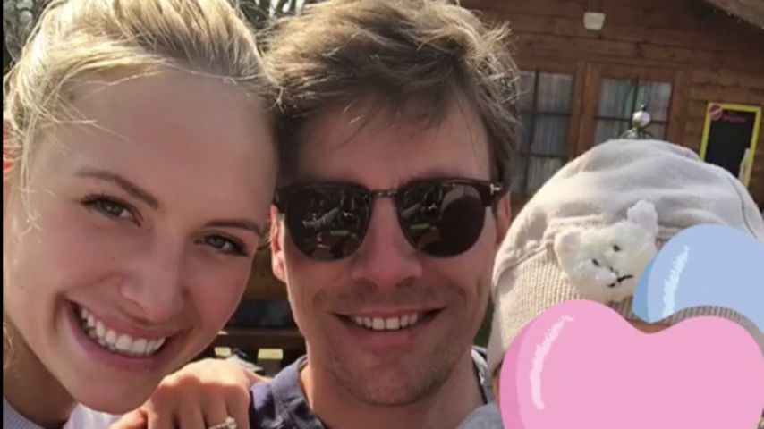 Alena und Clemens Fritz mit ihrer gemeinsamen Tochter