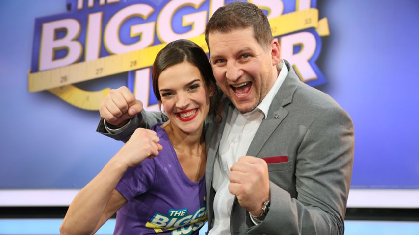 Alexandra von "The Biggest Loser 2017" und ihr Coach Ramin Abtin