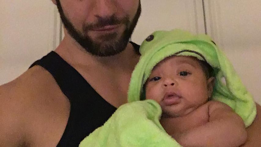 Alexis Ohanian mit Baby Alexis Olympia