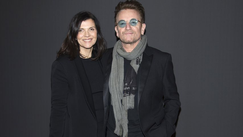 Ehefrau Ali Hewson und Musiker Bono