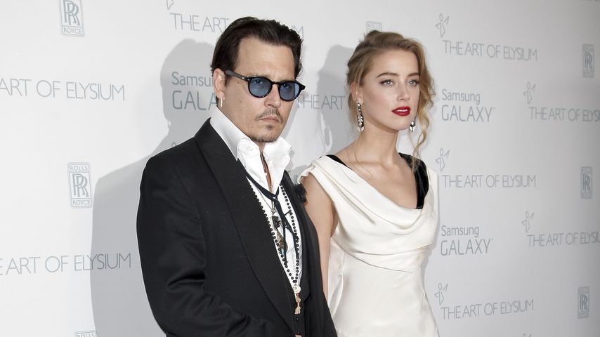 Johnny Depp und Amber Heard auf dem Red Carpet