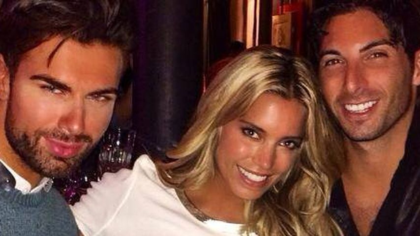 Sylvie van der Vaart, André Borchers und Samuel Deutsch