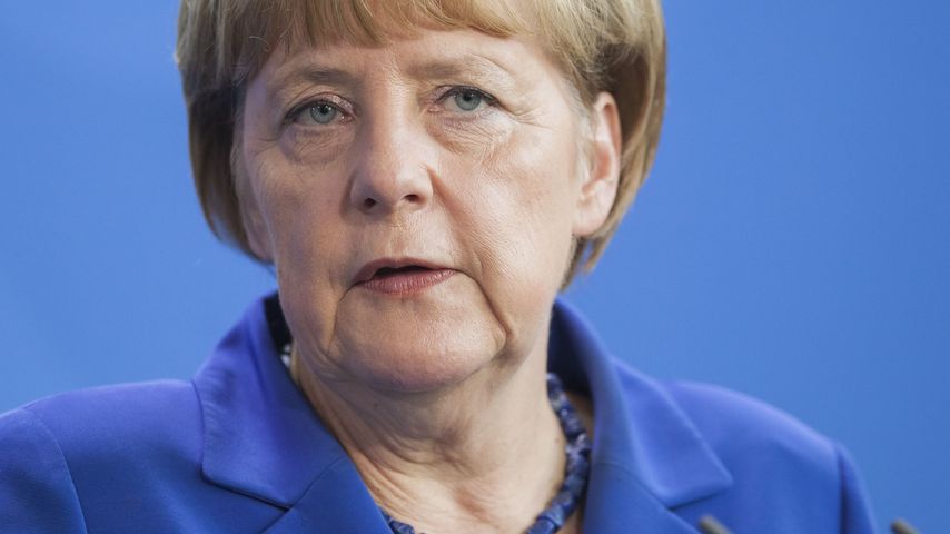 Angela Merkel bei einer Rede