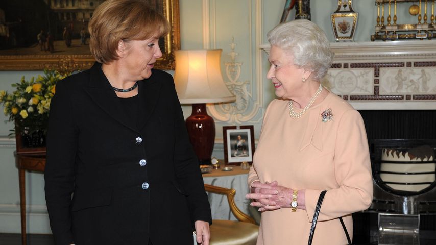Queen Elizabeth II. und Angela Merkel