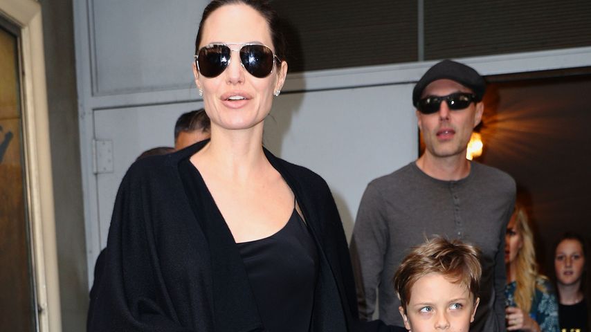 Angelina Jolie und Know Leon Jolie-Pitt in New York