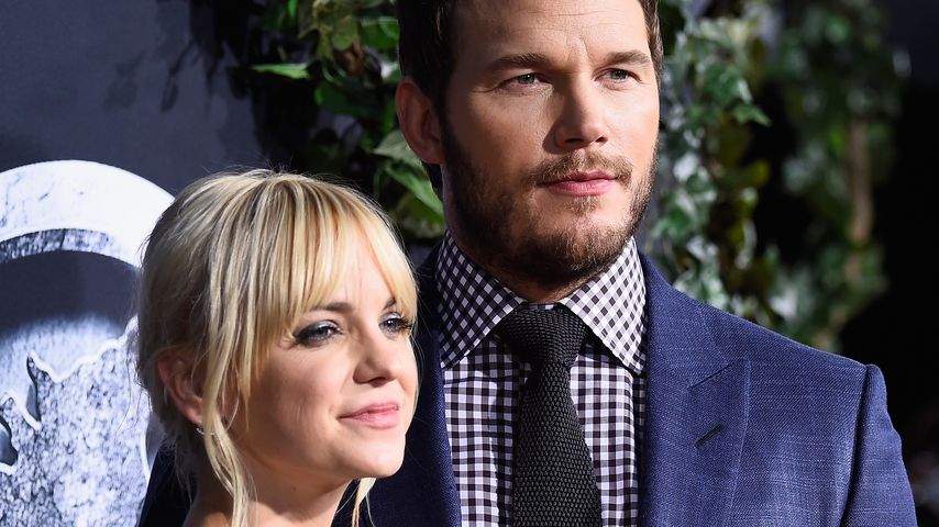 Anna Faris und Chris Pratt bei der Premiere von "Jurassic World" in Hollywood 2015