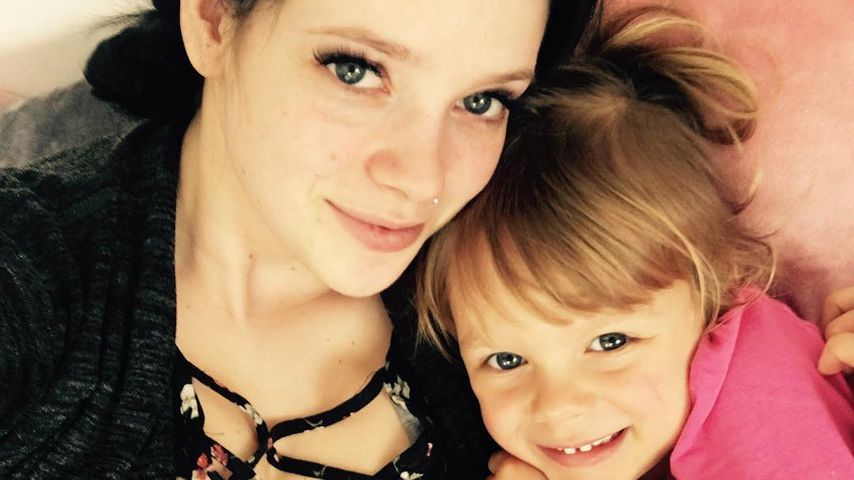 Anne Wünsche mit ihrer Tochter Miley