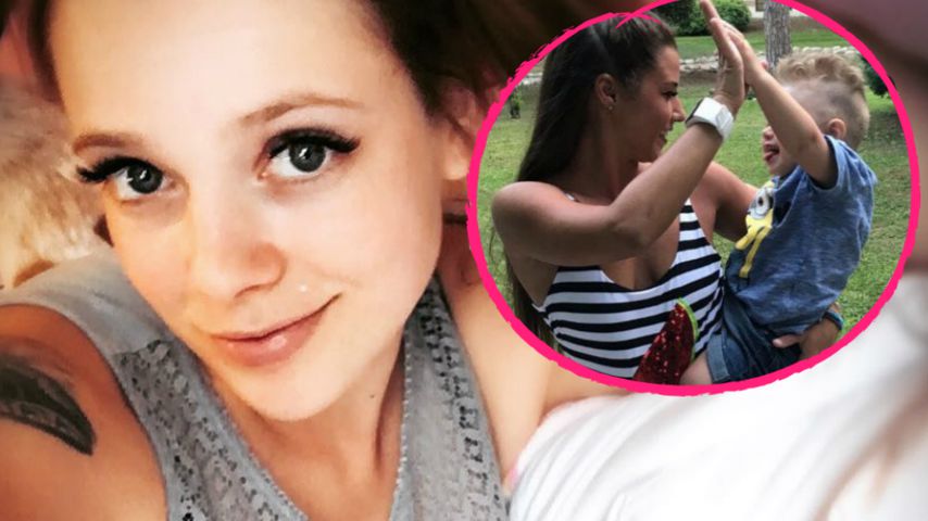 Windel-Support für Alessio: Anne Wünsche findet's voll okay!