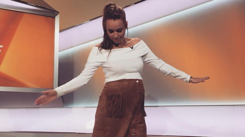 Annemarie Carpendale im Taff-Studio