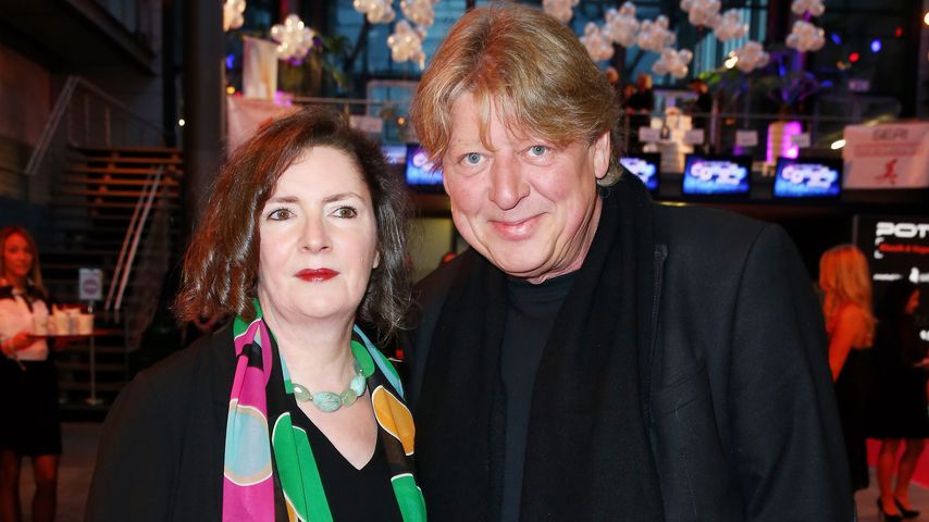 Annette und Walter Freiwald auf dem roten Teppich des Deutschen Comedypreises