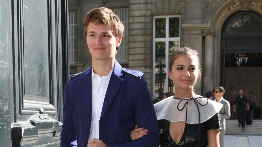 Ansel Elgort und Violetta Komyshan