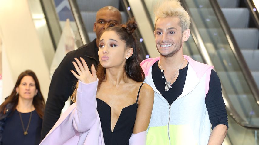 Ariana Grande und ihr Bruder Frankie James Grande bei der Vorstellung ihres Parfüms