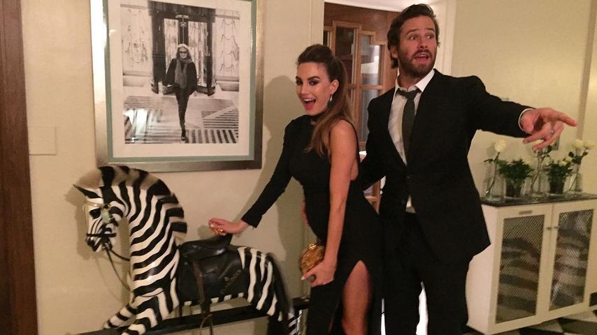 Schauspieler Armie Hammer und seine Frau Elizabeth Chambers