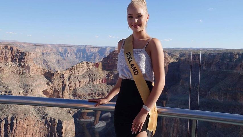 Arna Ýr Jónsdóttir vor dem Grand Canyon