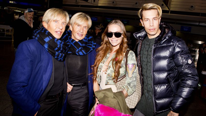 Arnold und Oskar Wess, Gina-Lisa Lohfink und Florian Wess