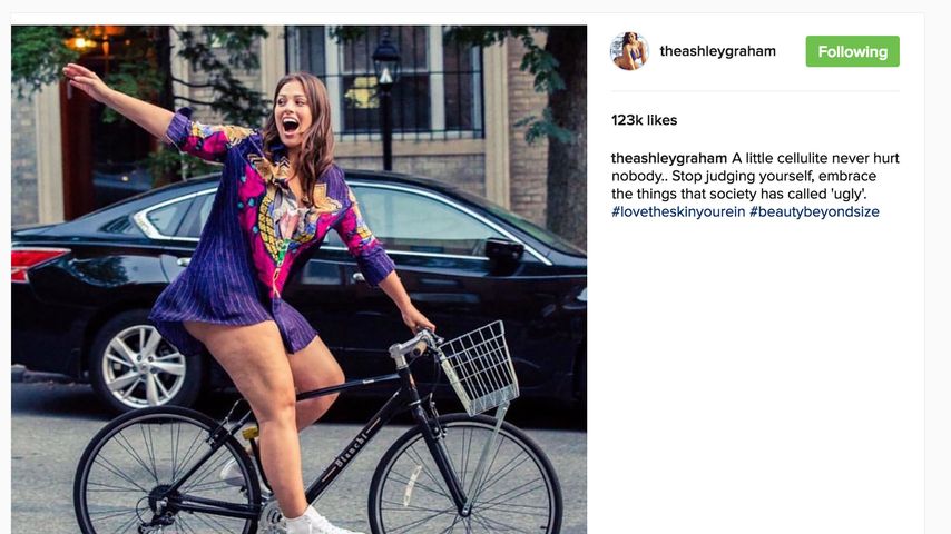 Ashley Grahams Cellulite-Instagram-Foto